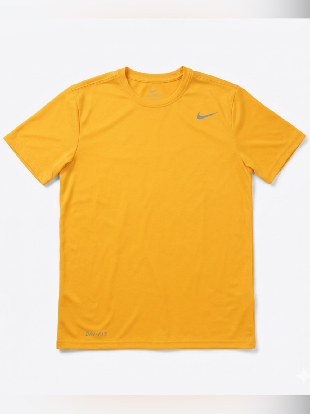 Nike Men’s Short Sleeve Dri-FIT T-Shirt in Golden Yellow